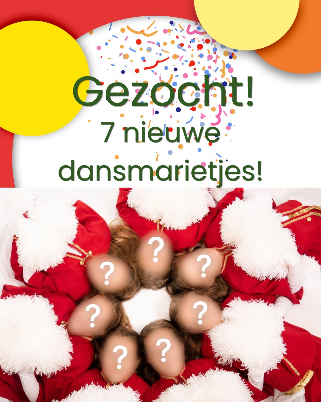 Gezocht 7 nieuwe dansmarietjes